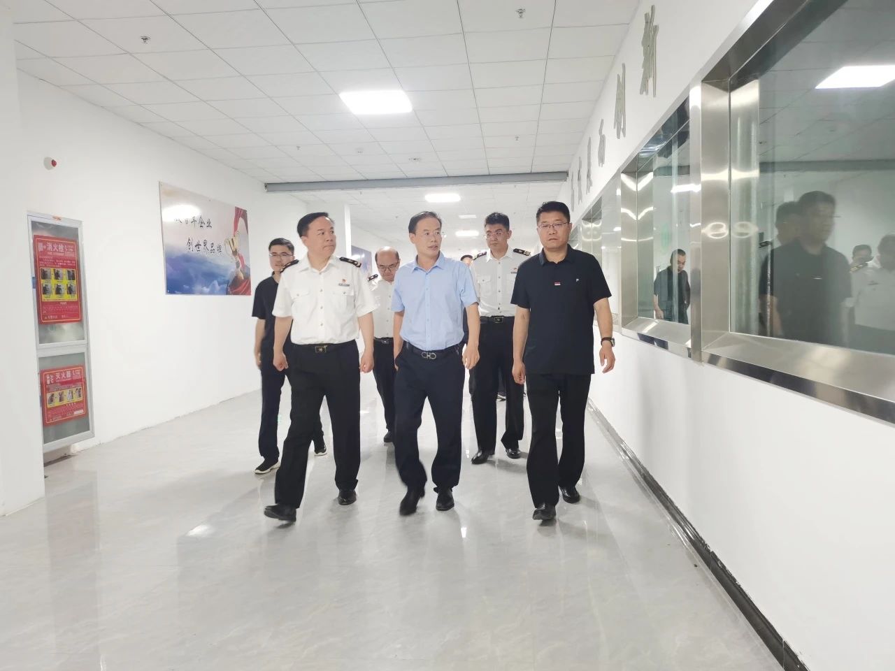 外贸扬帆风正劲|菏泽海关党委书记、关长陈玉明带队莅临圆天缘调研指导工作